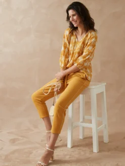 Pantalon 7/8ème élastiqué