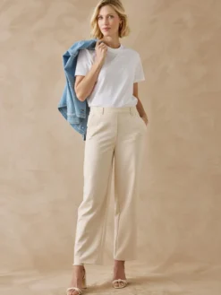 Pantalon 7/8ème élastiqué dos