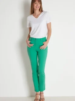 Pantalon 5 poches coupe droite