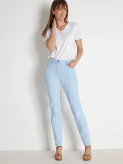 Pantalon 5 poches coupe droite