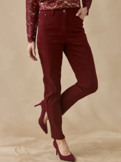 Pantalon 5 poches coupe droite