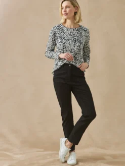 Pantalon 5 poches coupe droite