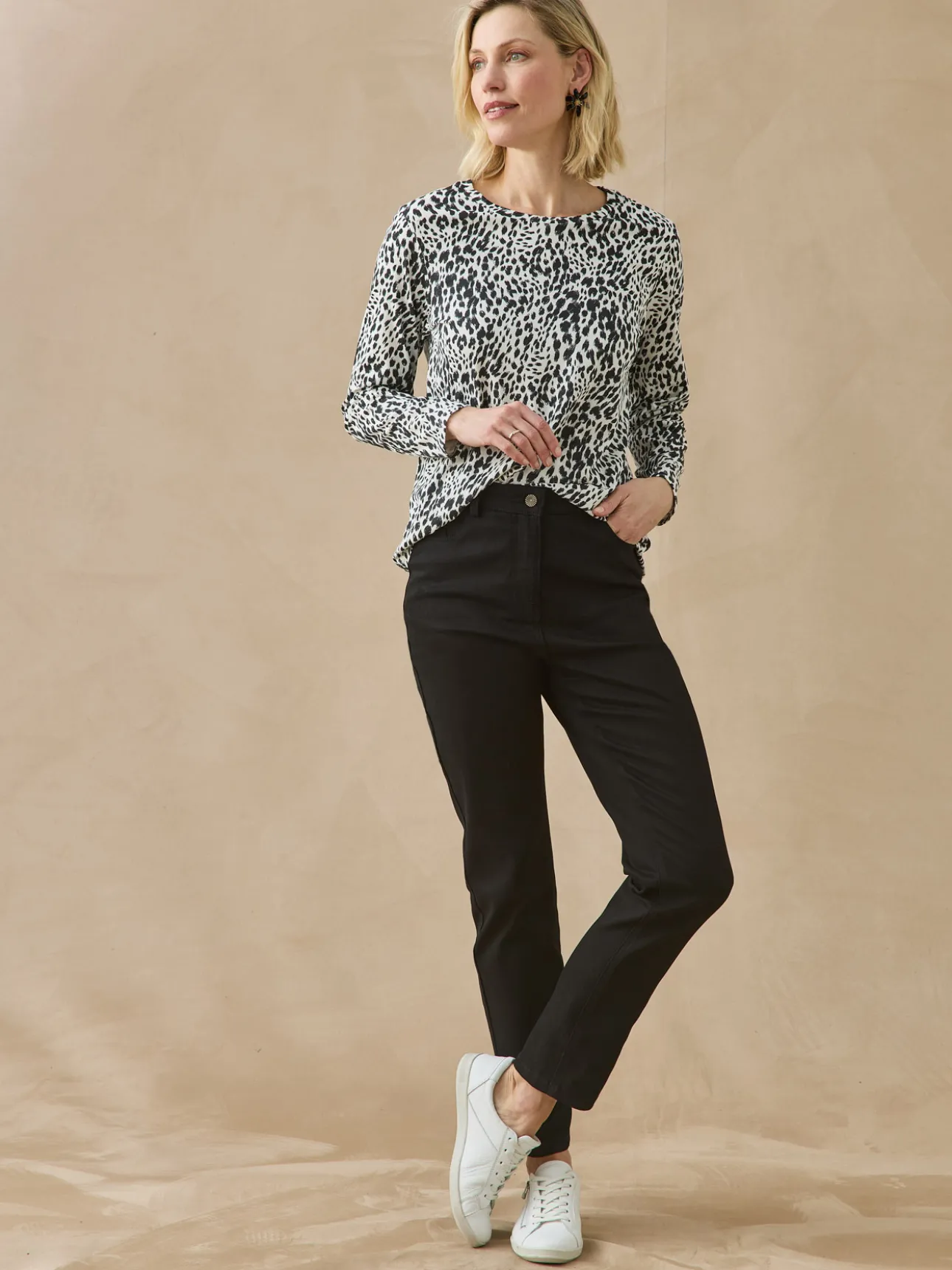 Pantalon 5 poches coupe droite