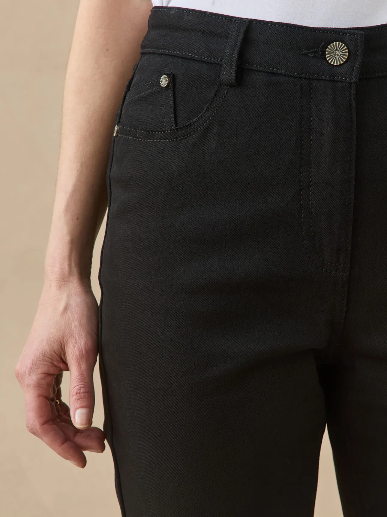 Pantalon 5 poches coupe droite