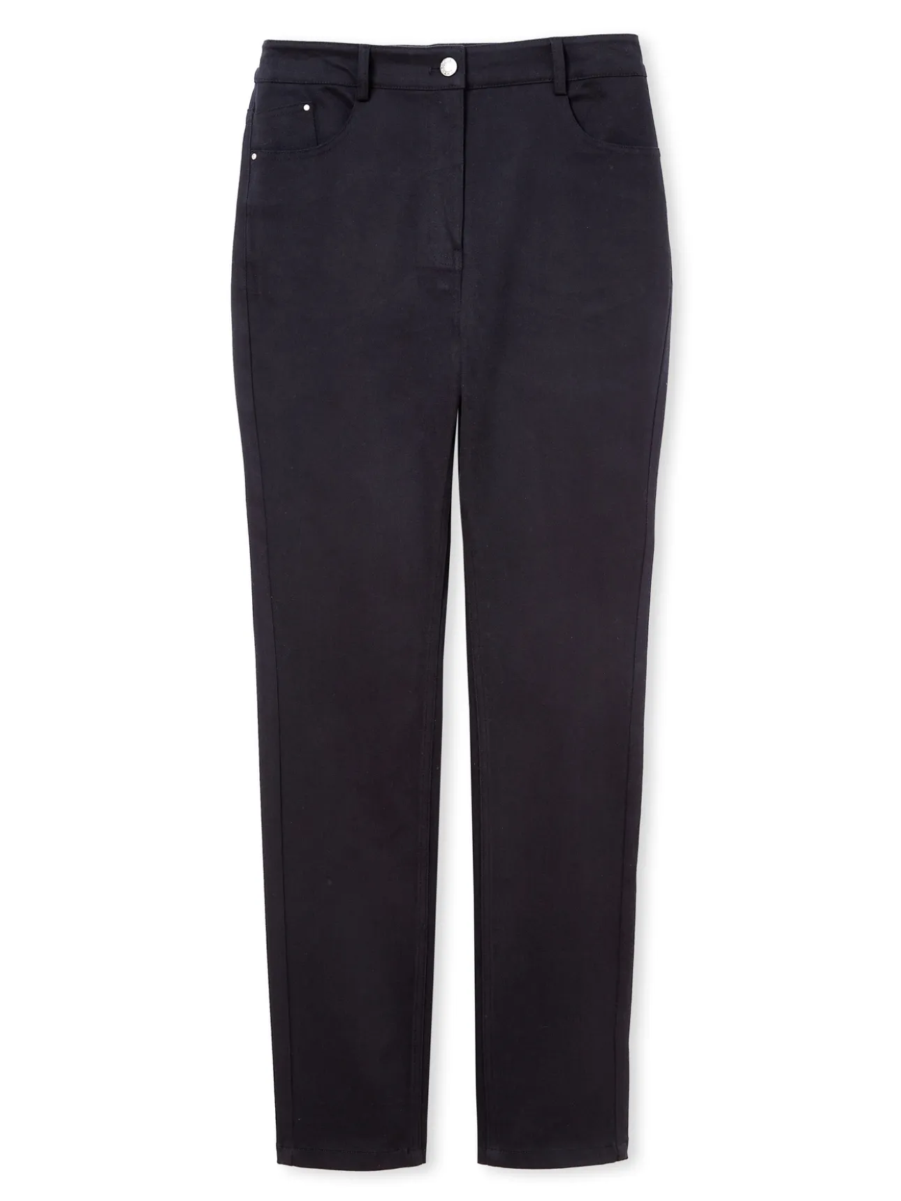 Pantalon 5 poches taille haute