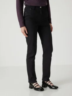 Pantalon 5 poches taille haute