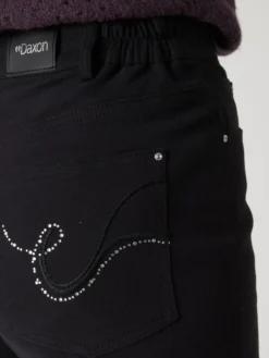 Pantalon 5 poches taille haute