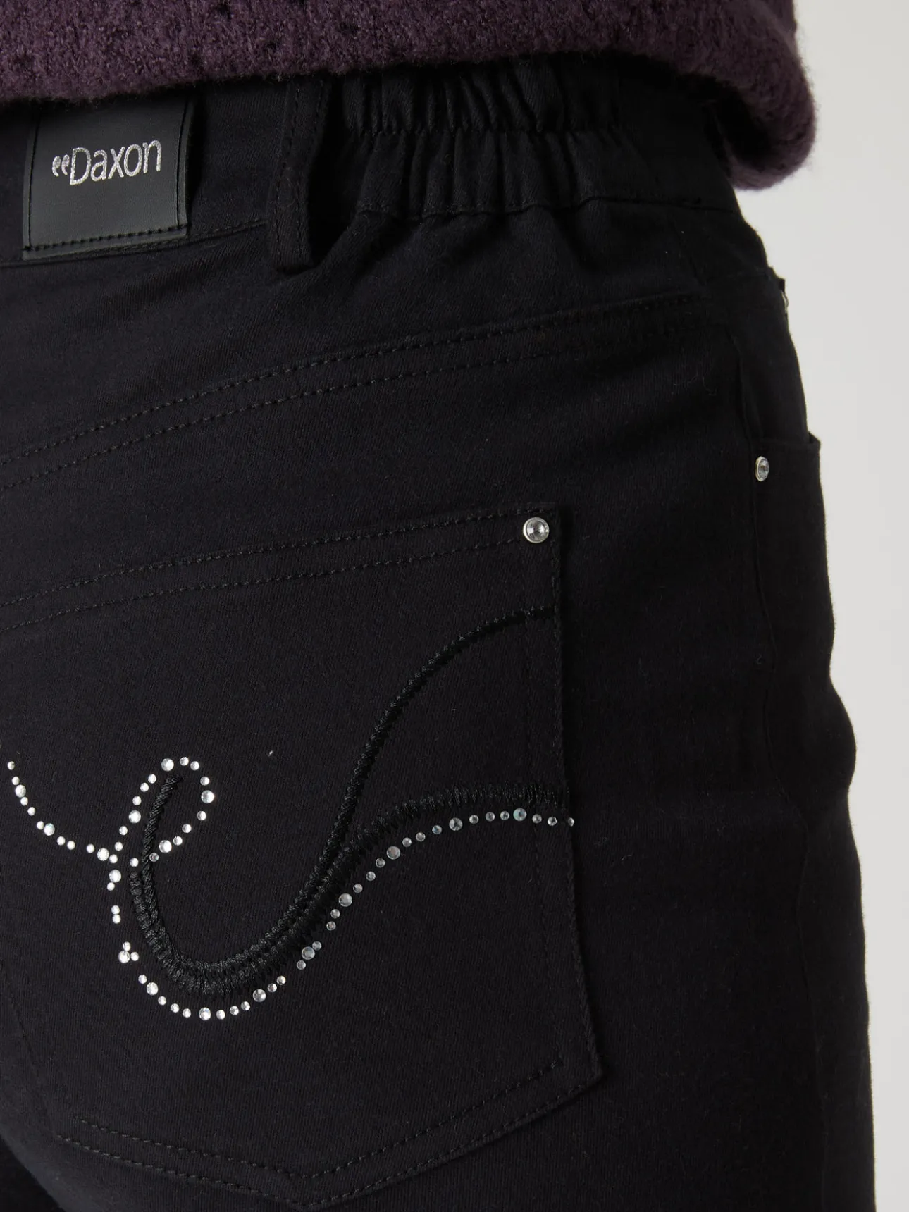 Pantalon 5 poches taille haute