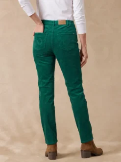 Pantalon velours côtelé coupe droite