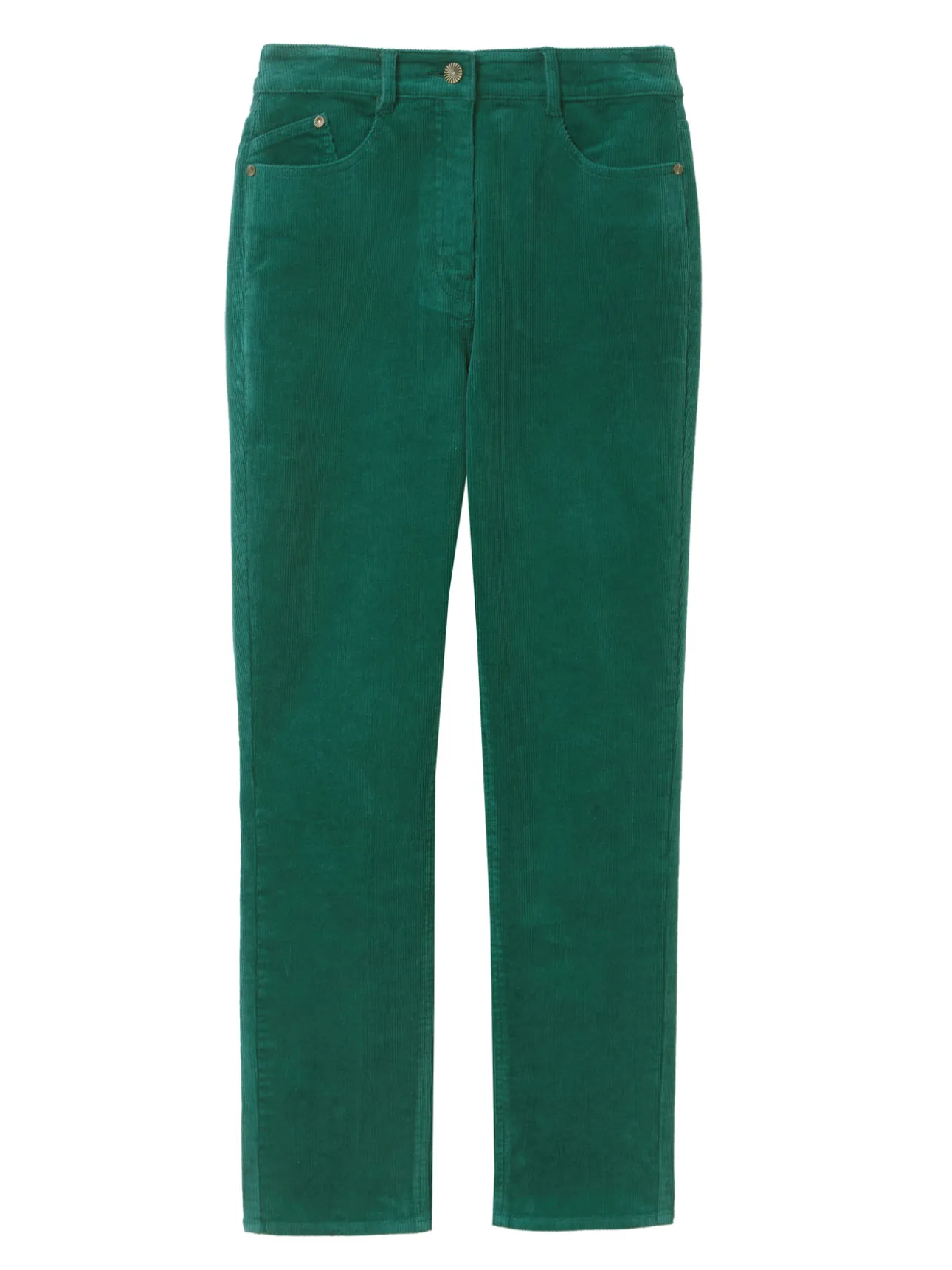 Pantalon velours côtelé coupe droite