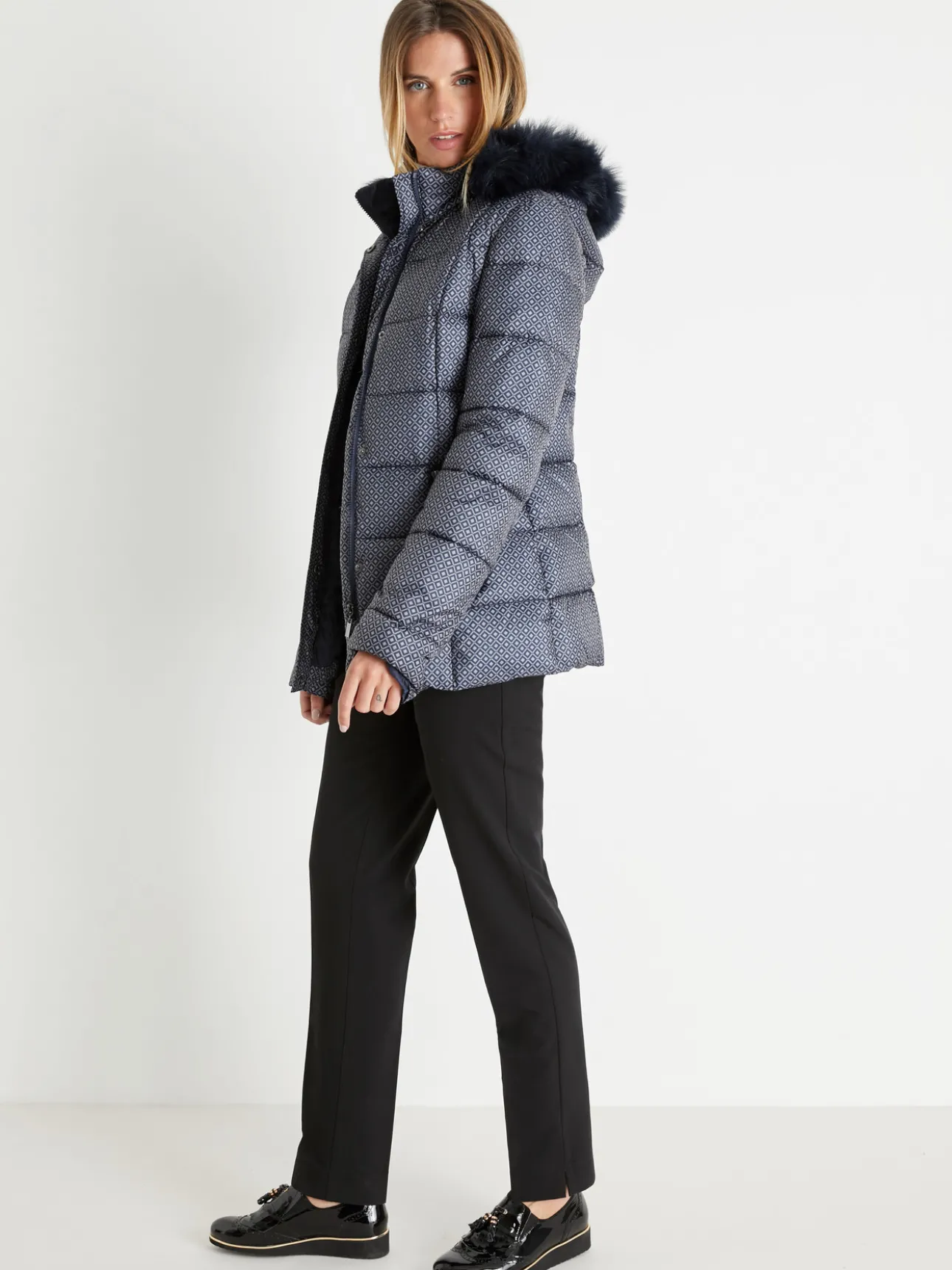 Parka à capuche déperlante