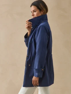 Parka déperlante à capuche amovible