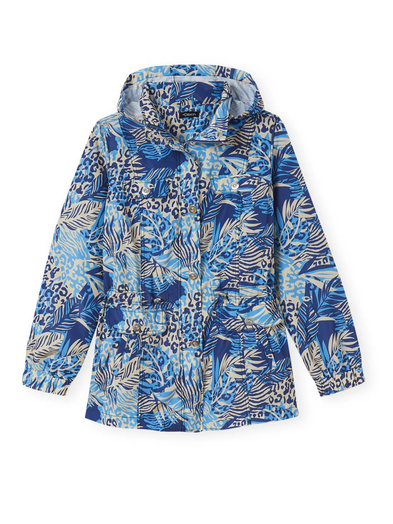 Parka déperlante à capuche amovible