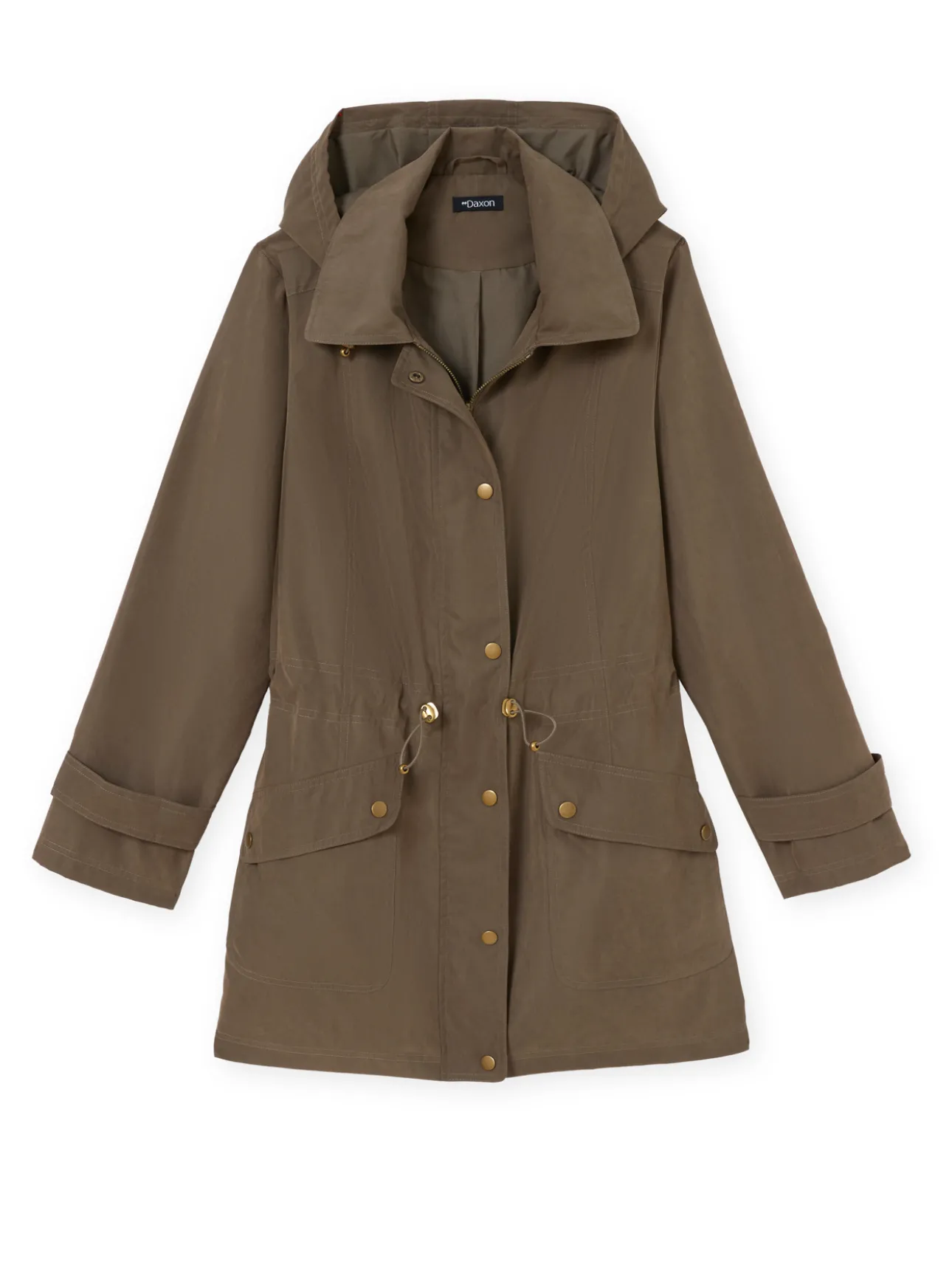 Parka déperlante à capuche amovible