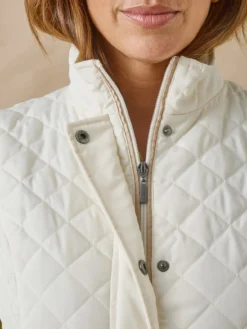 Parka déperlante matelassée sans manches