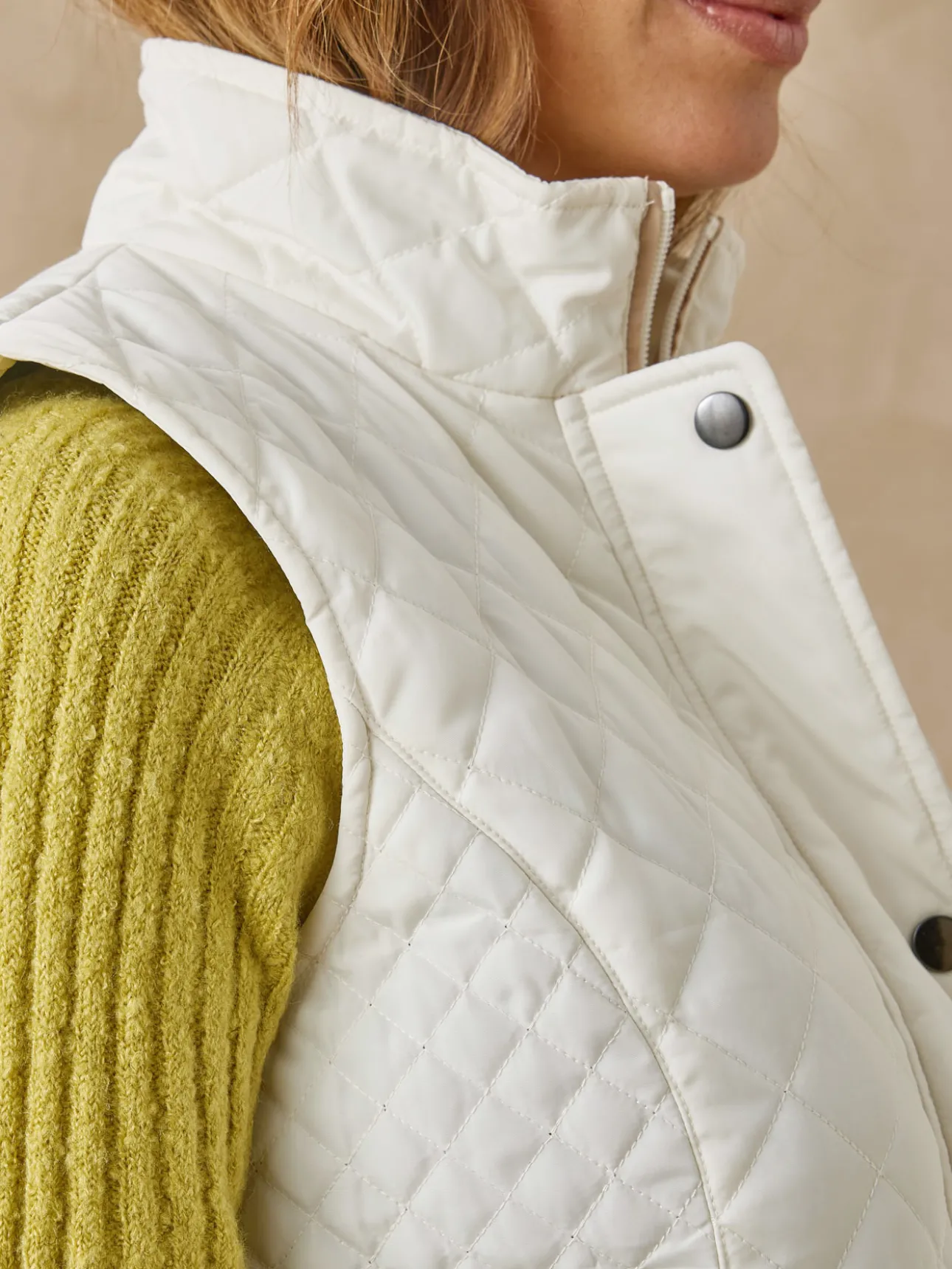 Parka déperlante matelassée sans manches