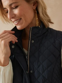 Parka déperlante matelassée sans manches