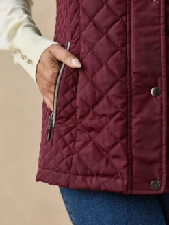 Parka déperlante matelassée sans manches