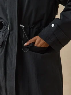 Parka fourrée déperlante à capuche