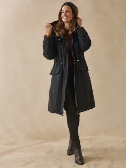 Parka fourrée déperlante à capuche