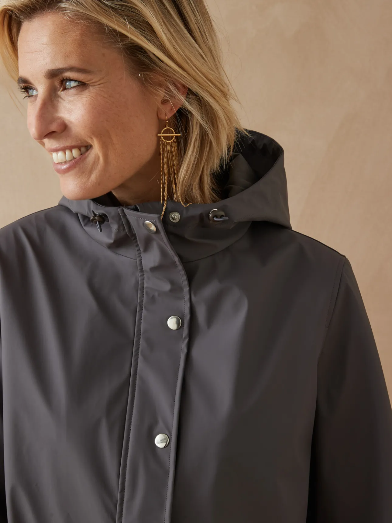 Parka imperméable à capuche