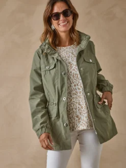 Parka légère déperlante à capuche