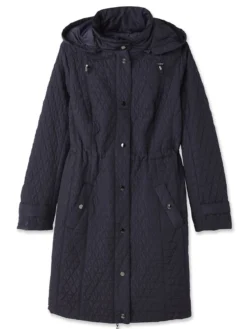 Parka longue matelassée déperlante