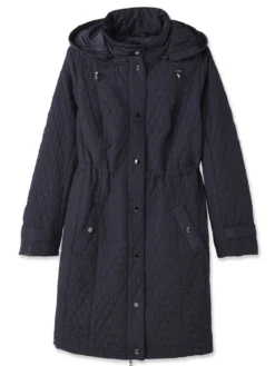 Parka longue matelassée déperlante