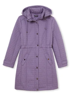 Parka longue matelassée déperlante
