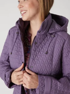 Parka longue matelassée déperlante
