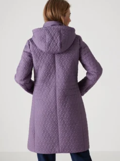 Parka longue matelassée déperlante