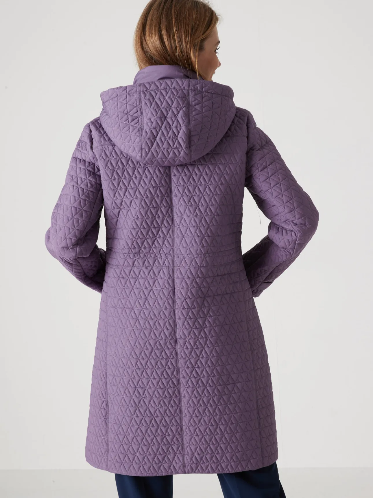 Parka longue matelassée déperlante