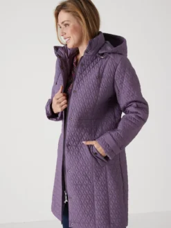 Parka longue matelassée déperlante