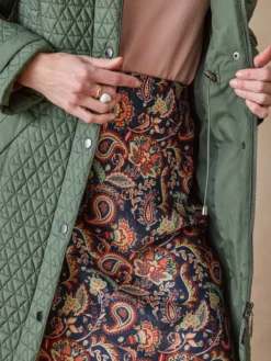Parka longue matelassée déperlante