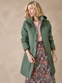 Parka longue matelassée déperlante