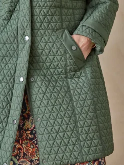 Parka longue matelassée déperlante
