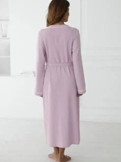 Peignoir en maille nid d'abeille