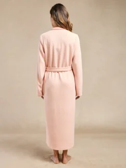 Peignoir kimono en maille jacquard