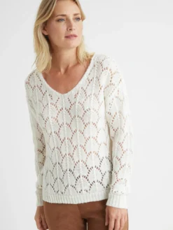 Pull avec mohair et laine