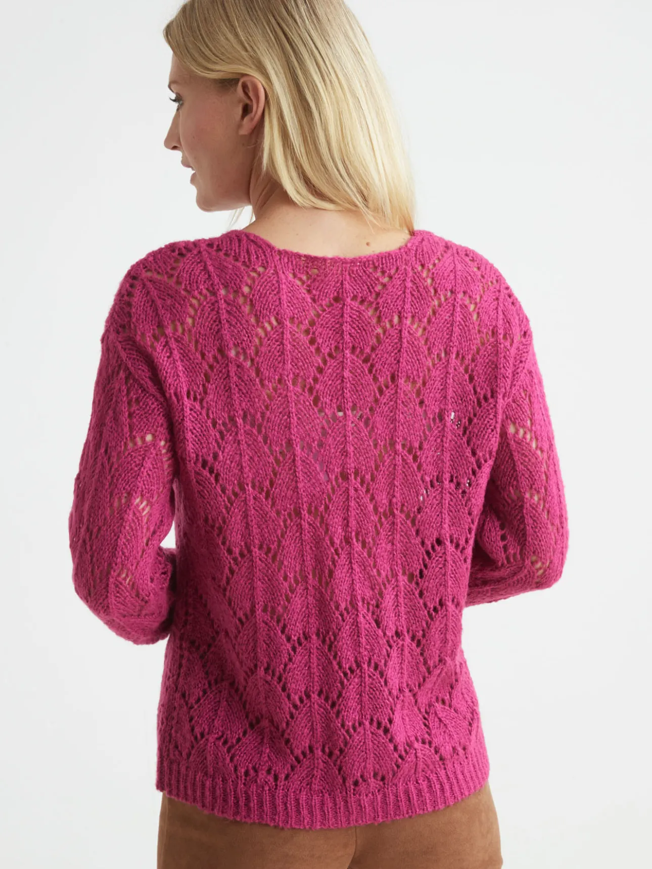 Pull avec mohair et laine