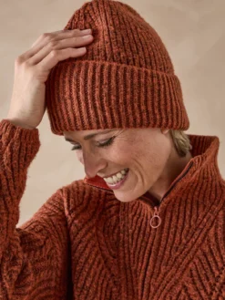 Pull camionneur zippé et bonnet