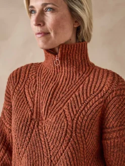 Pull camionneur zippé et bonnet