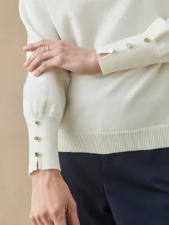 Pull col boule