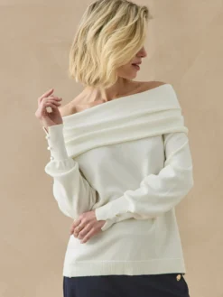 Pull col boule