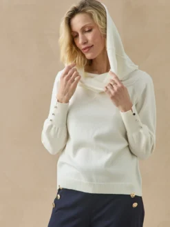 Pull col boule