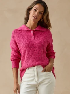 Pull col camionneur boutonné