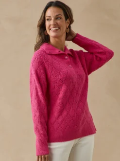 Pull col camionneur boutonné