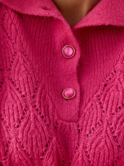Pull col camionneur boutonné