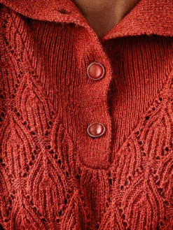 Pull col camionneur boutonné