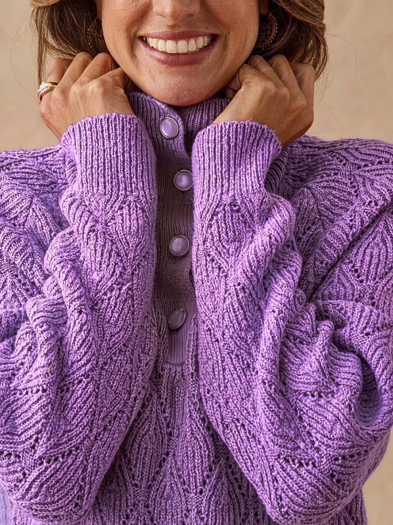 Pull col camionneur boutonné